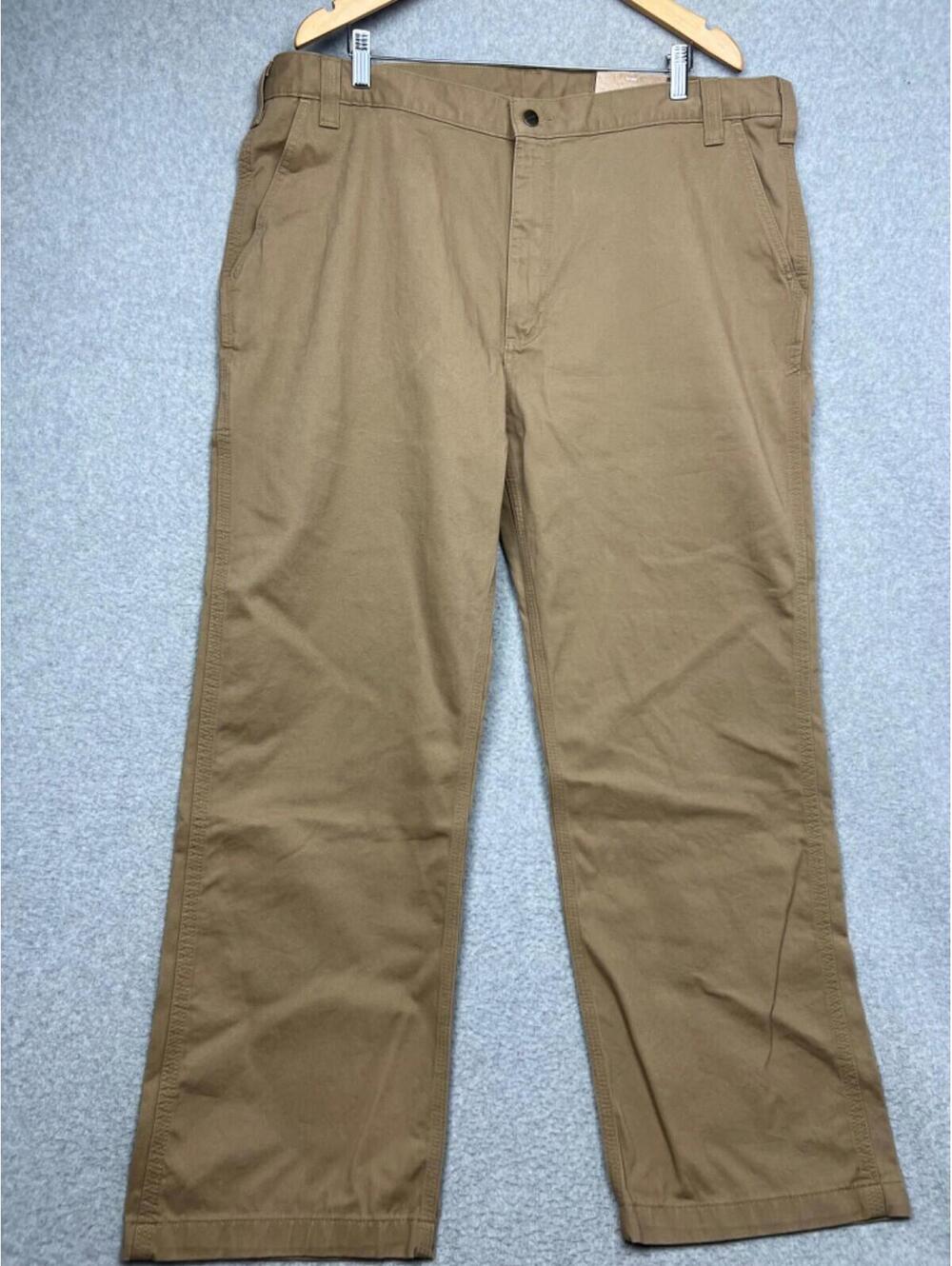 Carhartt Pants Mens Relaxed Fit Rugged Work Chino Khaki 42X30 Work Casual Office